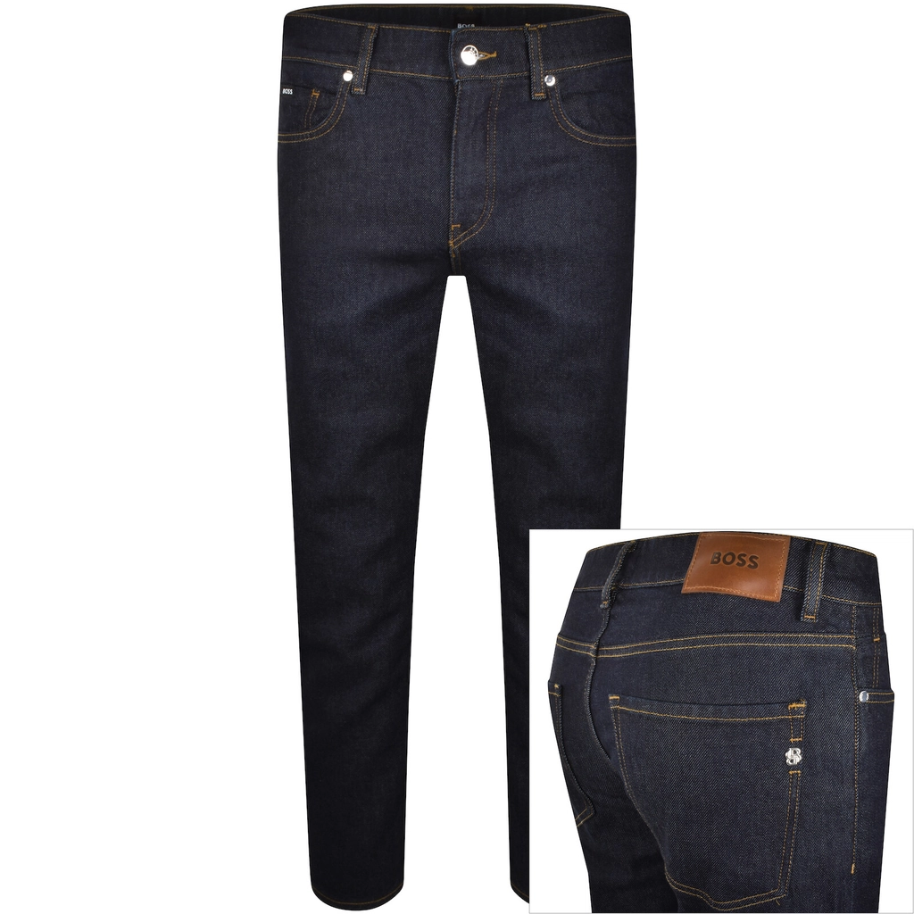 Hugo Boss BOSS Delaware Slim Fit Jeans Navy